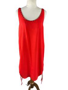 Dresses: Decjuba red midi dress | size 12