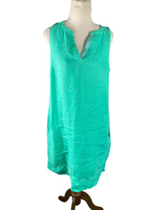 Dresses: Tommy Bahama green linen dress | size 8 to 10