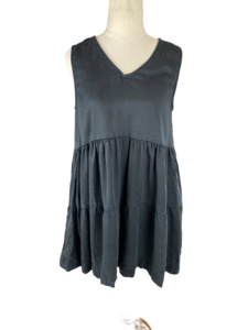 Dresses: Huffer black smock dress | size 8