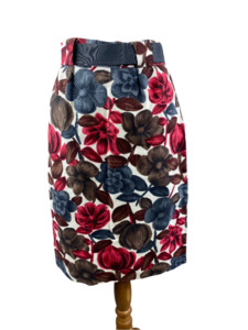 Skirts: Boden floral midi skirt | size 6