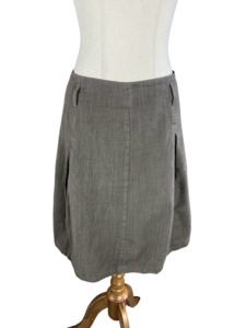 Skirts: Helen Cherry wool pleated skirt | size 14
