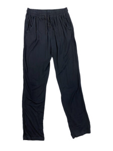 Lemon tree full length relaxed black pants | size 12