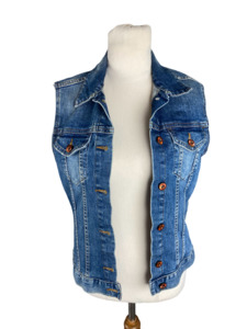 Jackets Coats: H&M sleeveless denim jacket | size 6