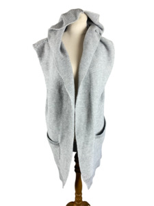 Jackets Coats: Mirrou grey sleeveless jacket | size extra large