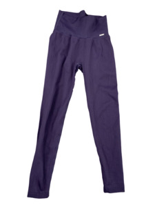 aim'n purple rib leggings | size 8