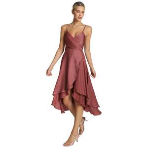 New with label Showpo dusty rose wrap dress | size 14