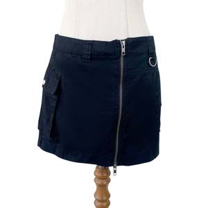 New: Glassons new with tag black zip mini skirt | size 8