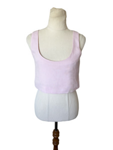 Ruby pink crop top | size 6-8