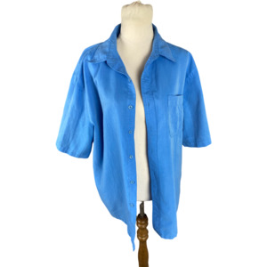 1 Thrift Circle Specials: Club Casual blue shirt | size 16