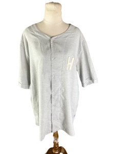 20 And Under: HUFFER grey logo shirt | mens extra large