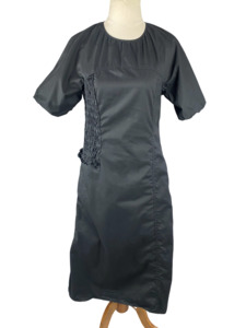 Dresses: COS puff sleeve midi dress | size 6