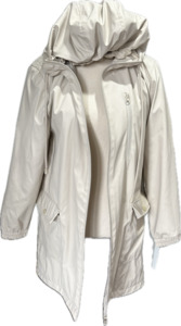 Zara beige rain jacket | size 8