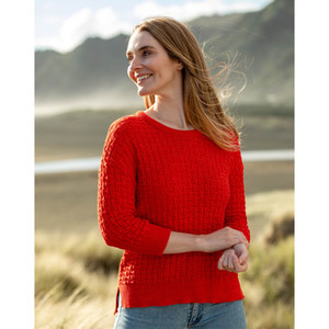 Products: Country Laine - Summer Cotton Basketweave Jumper (Sale)