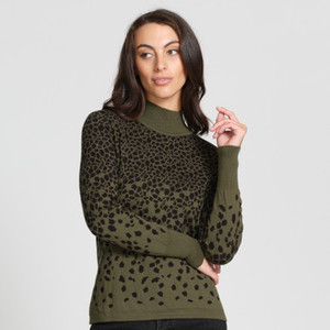 Products: Optimum Merino - Animal Pattern Jumper (Sale)