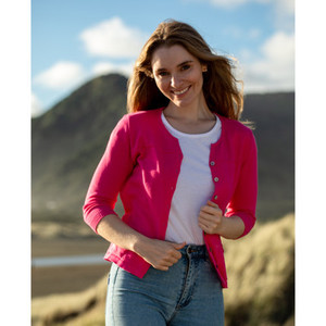 Products: Country Laine - Summer Cotton Classic Cardigan (Sale)
