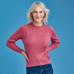 Products: Royal Merino - Rib and Cable Crew