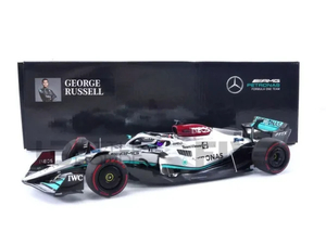 1: 18 2022 George Russell Spanish GP Mercedes-AMG W13 E Minichamps F1