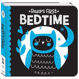 Baby’s First High Contrast Neon Board Book: Bedtime