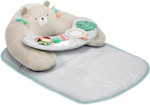 12 Months: Ingenuity Cozy Prop 4 in 1 sit up Prop Activity Mat Nate