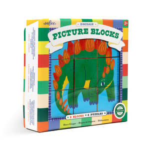 2 Year Old: eeBoo Picture Blocks Puzzle Dinosaur