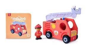 3 Year Old: Hape Land The Roaring Fire Truck
