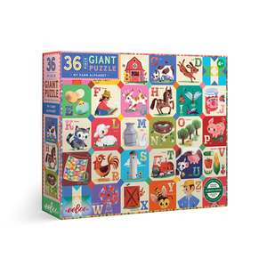 4 Year Old: eeBoo 36pc Giant Puzzle My Farm Alphabet