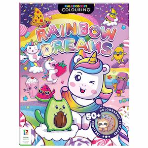 6 Year Old: Kaleidoscope Sticker Colouring Rainbow Magic