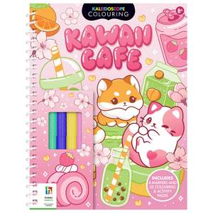 8 Year Old: Kaleidoscope Colouring Kawaii Cafe
