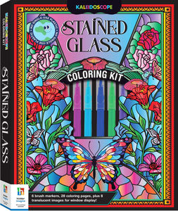 8 Year Old: Kaleidoscope Stained Glass Colouring Kit