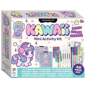 8 Year Old: Kaleidoscope Kawaii Mini Activity Kit