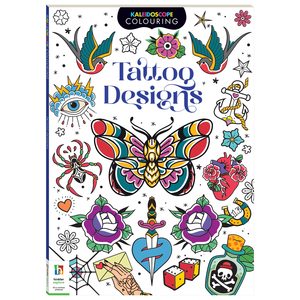 8 Year Old: Kaleidoscope Colouring Tattoo Designs