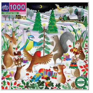10 Year Old: The Little Tree Square Puzzle - eeBoo 1000pc Puzzle