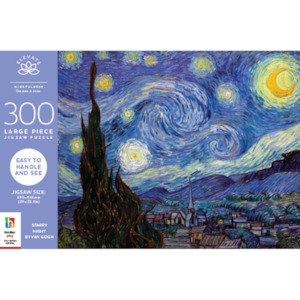 10 Year Old: 300p Large Piece Jigsaw: Starry Night By Van Gogh