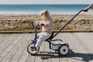 Tri-ang 2.0 Tuff Trike w Push Bar - Blue