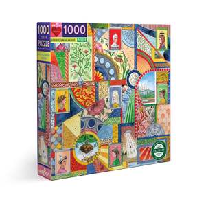 All Ages: eeBoo 1000pc Puzzle UFO Victorian Ladies