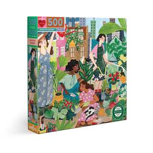 All Ages: eeBoo 500pc Puzzle Rooftop Garden Sq