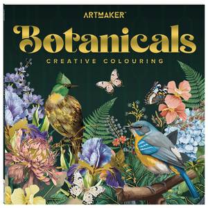 Arts And Crafts For Adults: Art Maker Creative Colouring Botanical