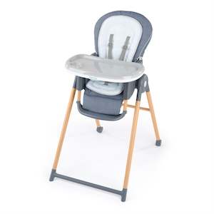 Booster Seat: Ingenuity Proper Positioner Highchair 7 in 1 Deluxe Chambray