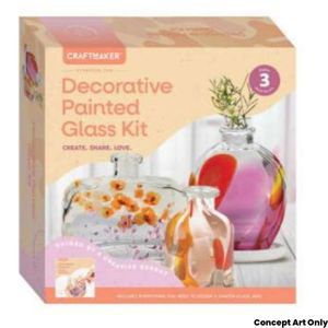 Arts And Crafts For Adults: Craft Maker Glass Painting Kit