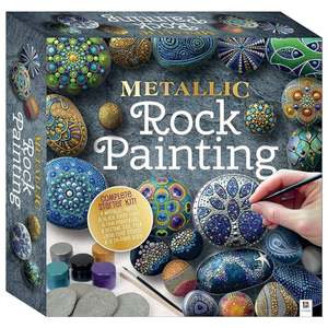 Craft Maker Metallic Rock Painting Kit