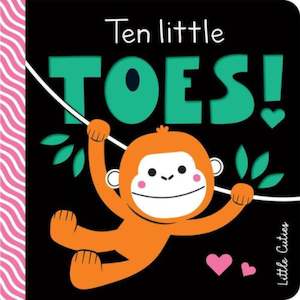 Baby Books: High Contrast Board Books Ten Little Toes!