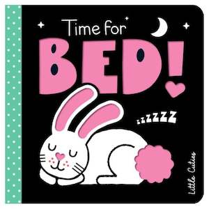 Baby Books: High Contrast Board Books Time for Bed