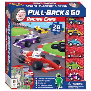 Colouring: Pull-Back-and-Go Kit: Racing Cars