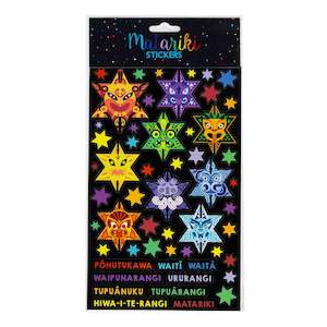 Sticker: Matariki Cluster Stickers 170x275mm - Set Of 2
