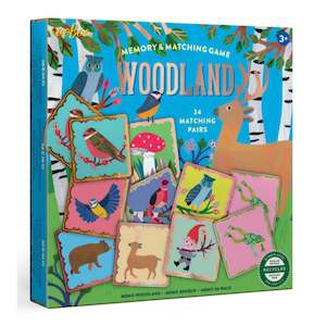 eeBoo Woodland Memory & Matching Game