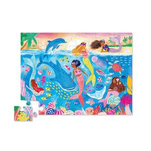 Shapes Puzzles: Crocodile Creek 36pc Puzzle Mermaid Dreams