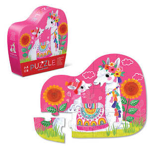 Crocodile Creek 12pc Mini Puzzle Llama Love