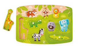 Wooden Puzzles: Hape Jungle Peg Puzzle