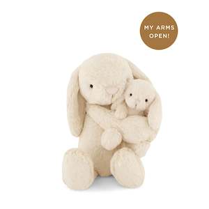 Snuggle Bunnies - Plush Frankie the Hugging Bunny - Brulee 30cm