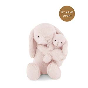 Snuggle Bunnies - Plush Frankie the Hugging Bunny - Blush 30cm